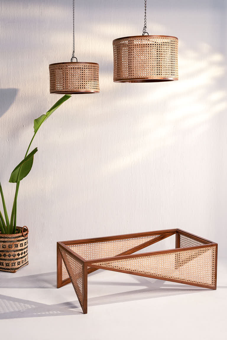 The Rattan Ceiling Lights