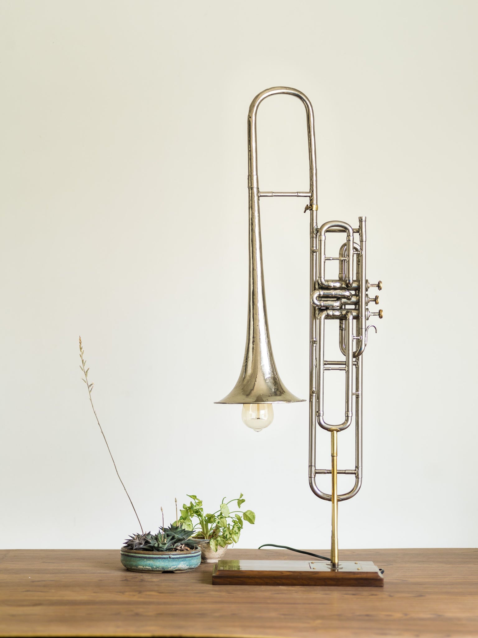 Trombone Lamp