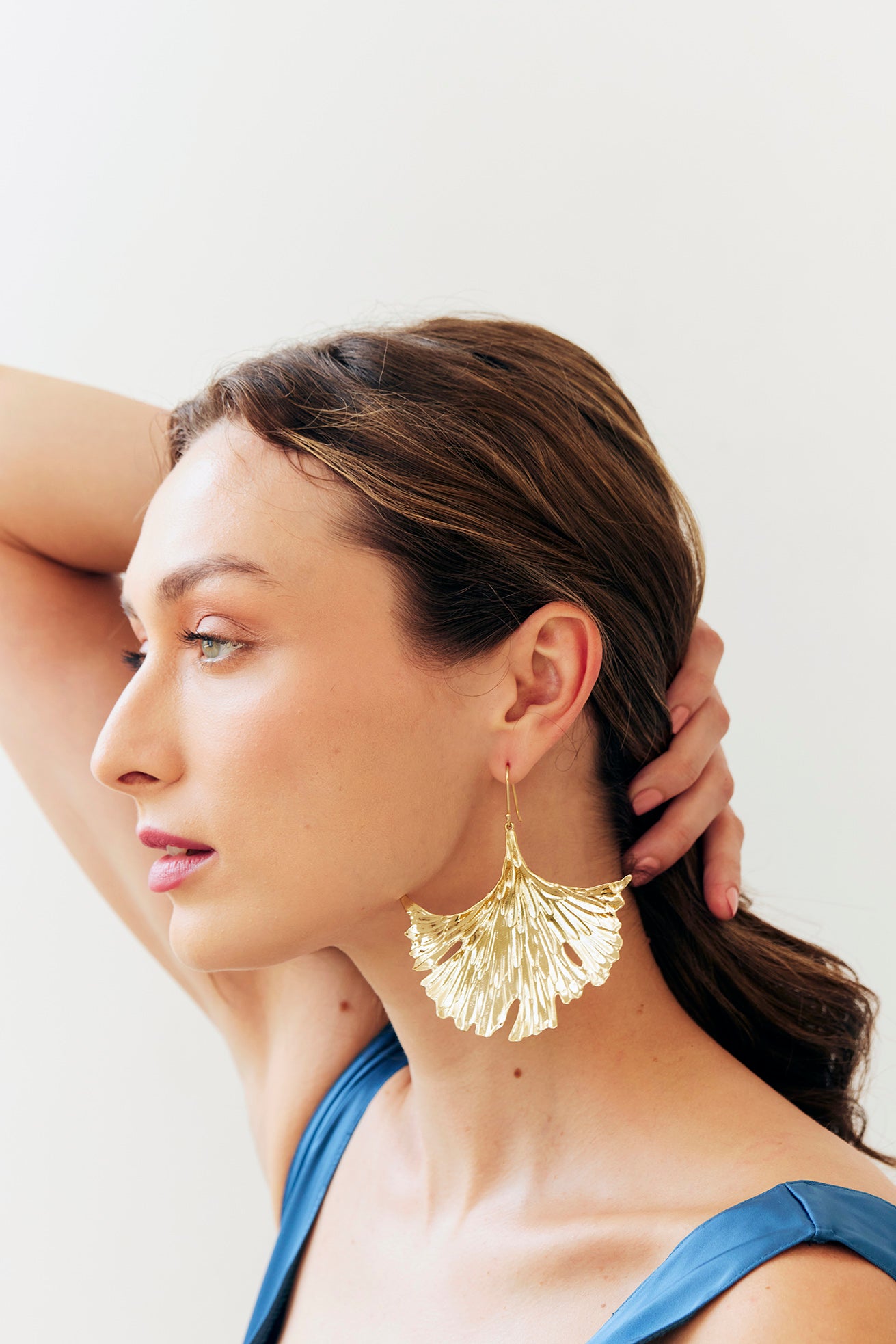 bloom statement earrings gingko studio metallurgy bloom collection 