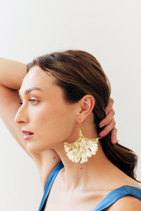 bloom statement earrings gingko studio metallurgy bloom collection 