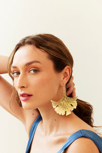 bloom statement earrings gingko studio metallurgy bloom collection 