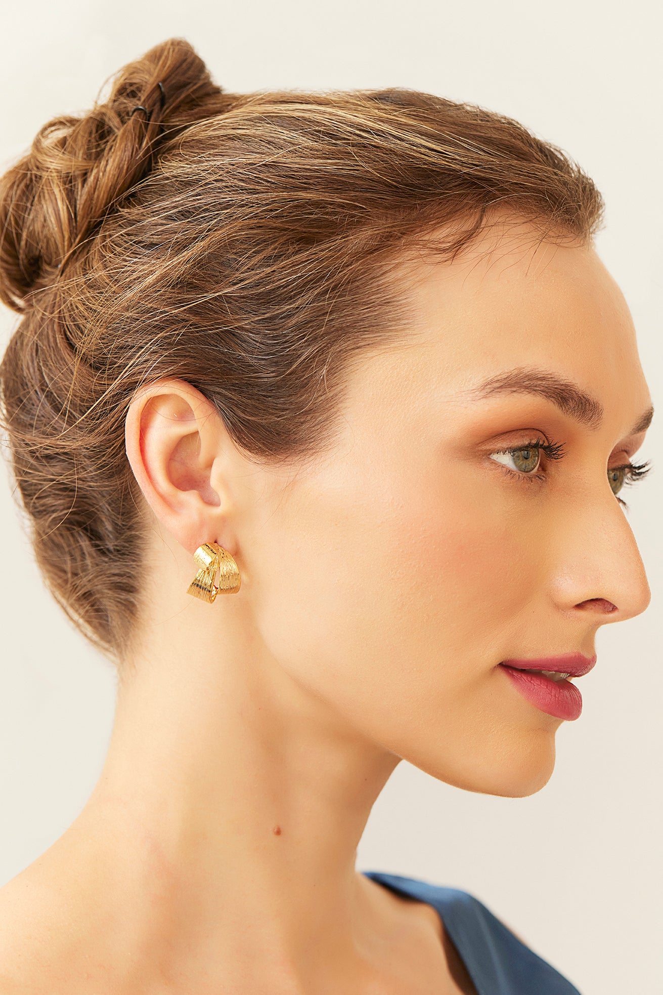 bloom stud earrings  studio metallurgy bloom collection