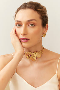 Studio Metallurgy Bloom  Chrystal  Choker 