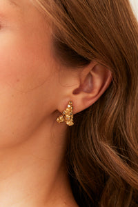 studio metallurgy jewelled nugget earring jewlled collection 