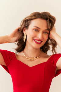 studio metallurgy jewelled slab stud earring jewelled collection 