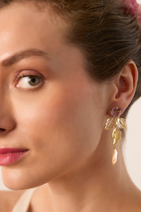Bird & Floral Earrings // 01