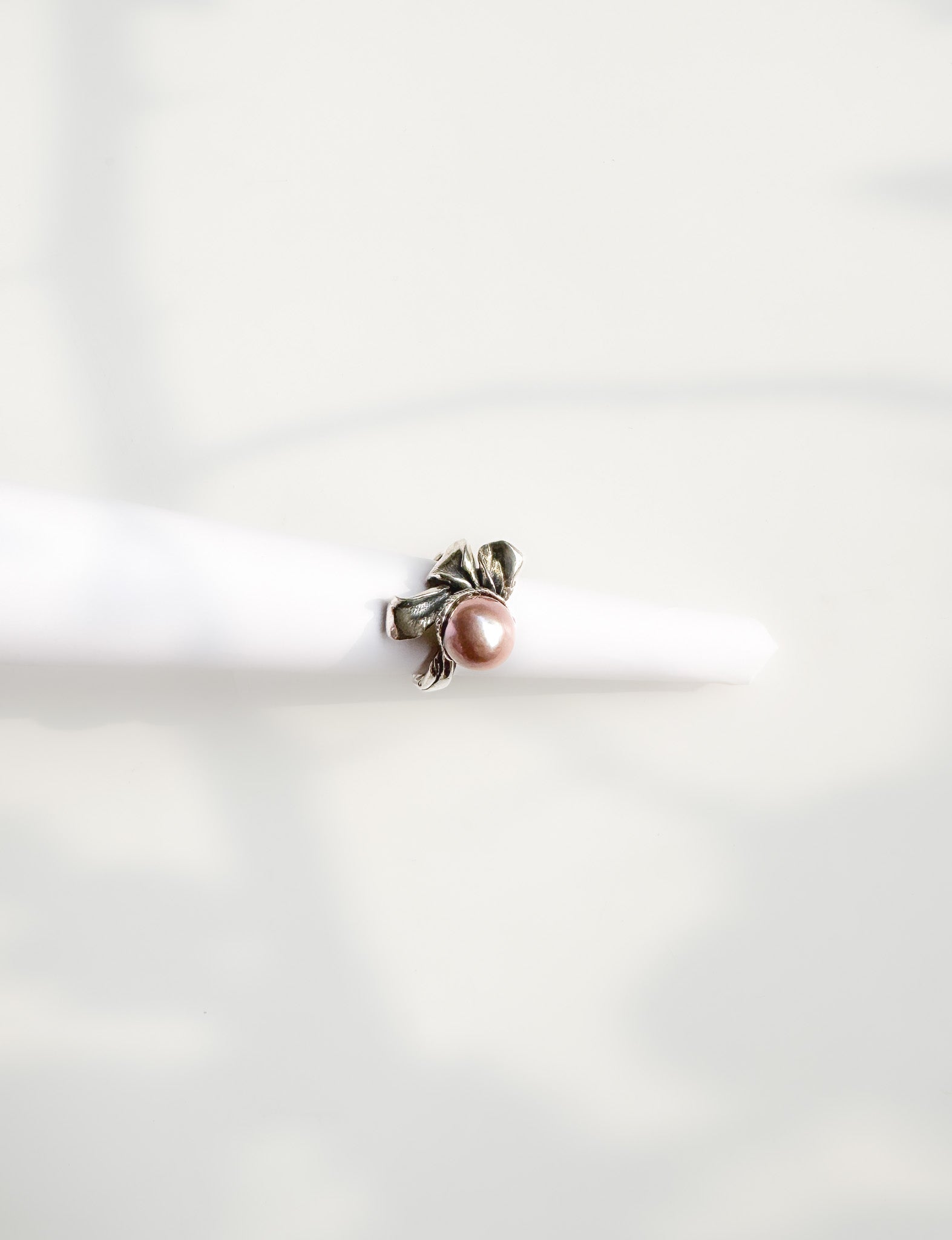 Sterling Silver Oyster Pearl Ring