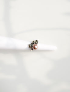 Sterling Silver Oyster Pearl Ring