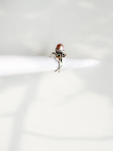 Sterling Silver Oyster Pearl Ring