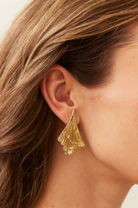 Mini Gingko Earrings
