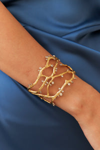 Crystal Thorn cuff bloom collection studio metallurgy