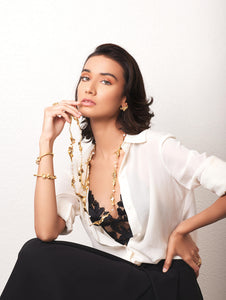 Ivory & Gold Rope