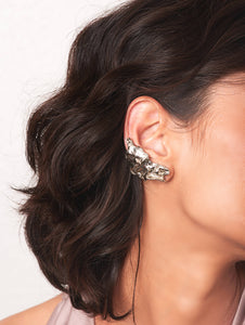 Coral Crushed Algae Earring Studio metallurgy