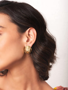 studio metallurgy reborn collection dimple earrings