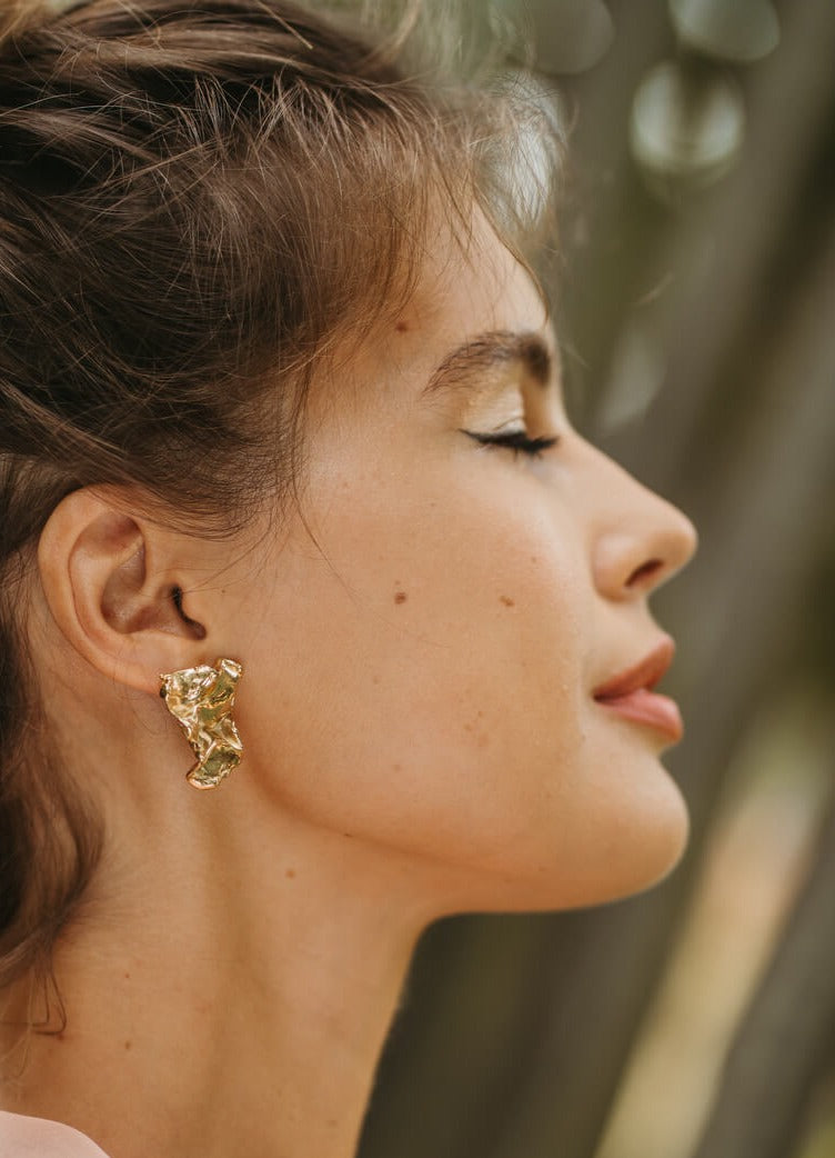 Crushed Coral Earrings