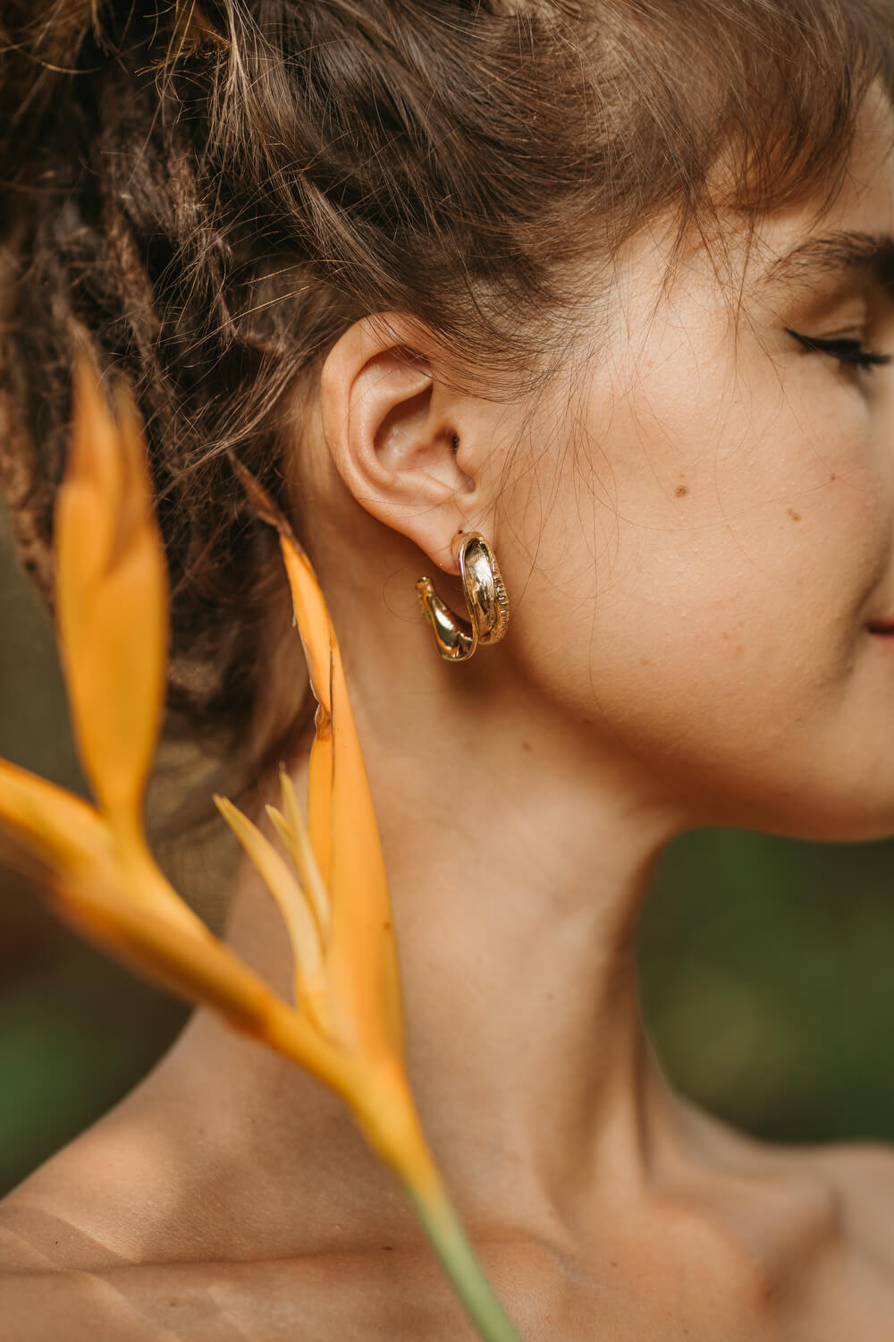 Coral Curve Earrings Studio Metallurgy