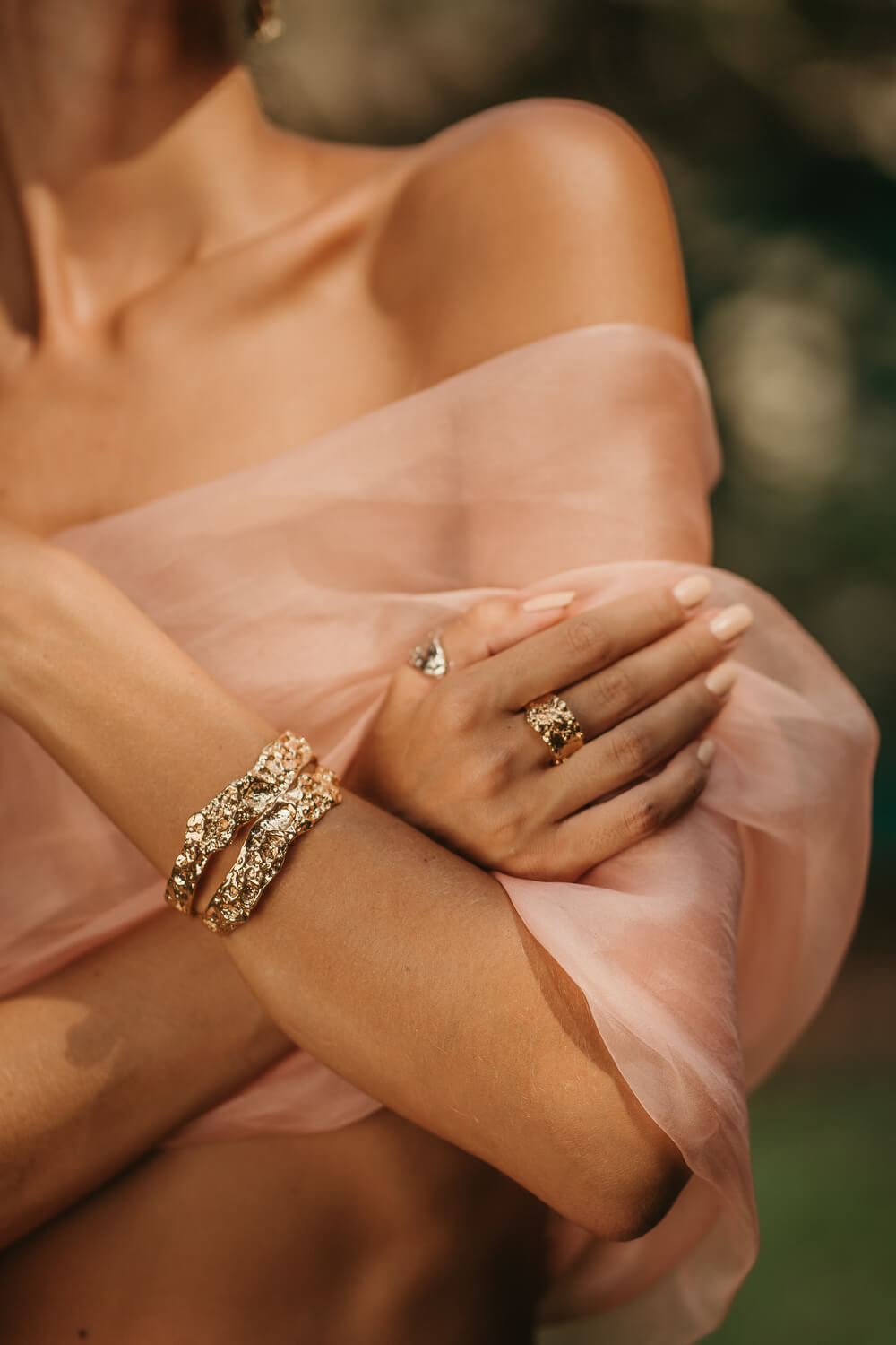 Coral Bed Bangles Studio metallurgy