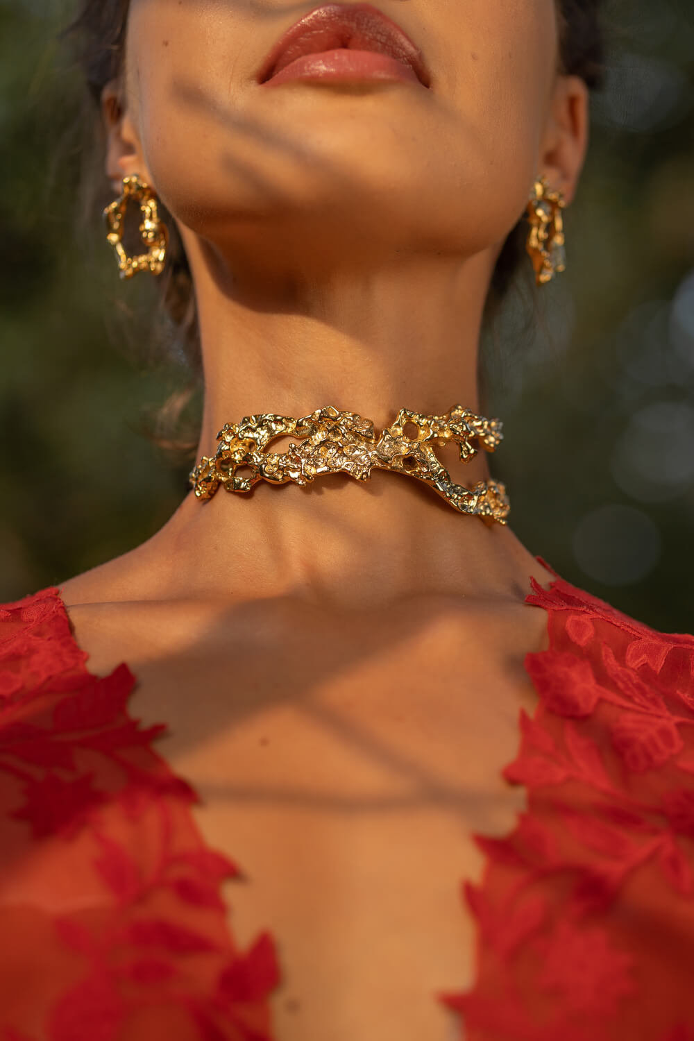 Classic Coral Choker Studio Metallurgy