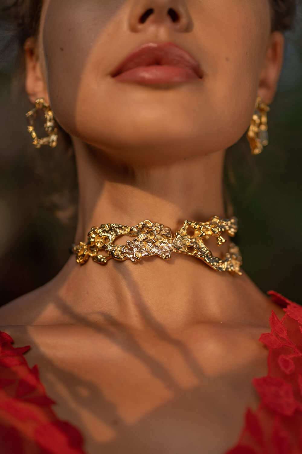 Classic Coral Choker Studio Metallurgy