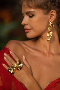 Coral Palm Cuff Studio Metallurgy
