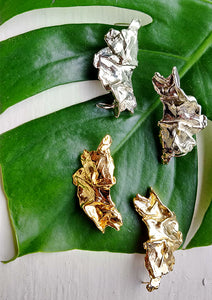 Coral Crushed Algae Earring Studio metallurgy