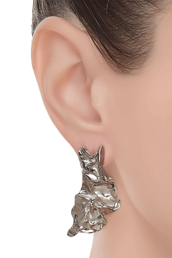 Coral Crushed Algae Earring Studio metallurgy