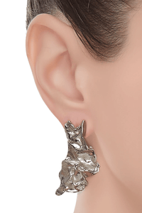 Coral Crushed Algae Earring Studio metallurgy