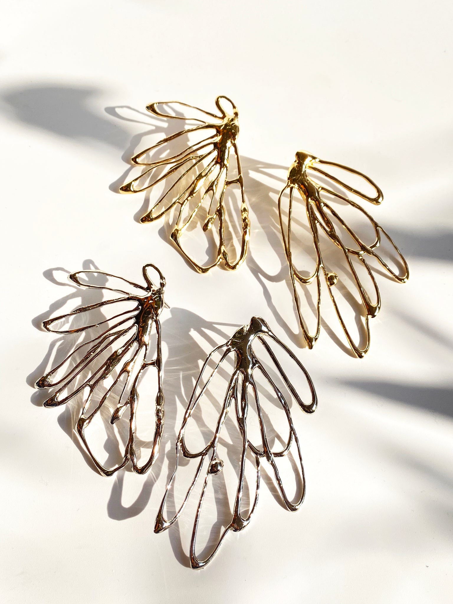 Firefly Earrings Studio Metallurgy Scribble Collection