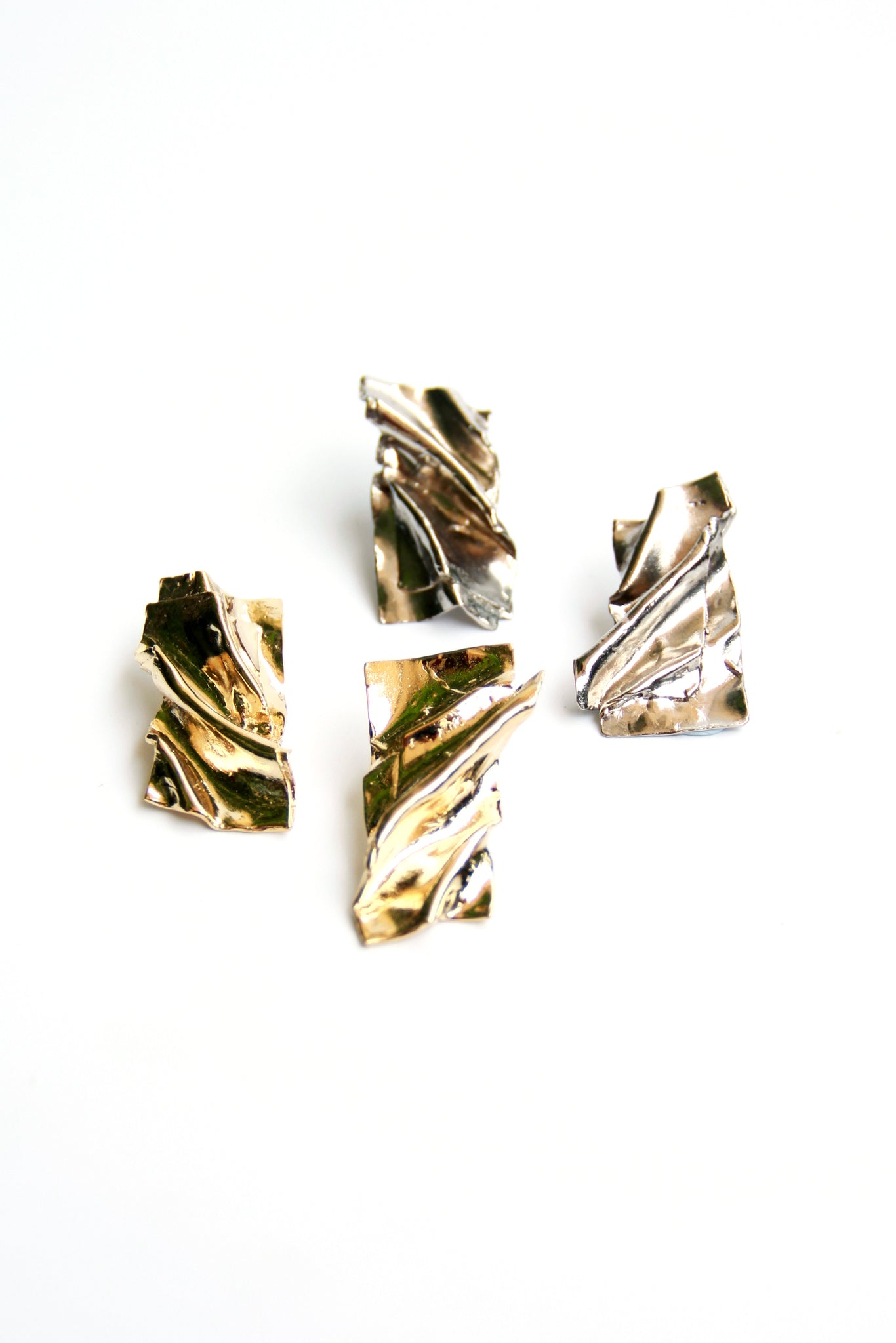 Foil Earrings studio metallurgy