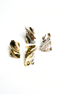 Foil Earrings studio metallurgy