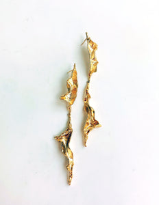 Classic Gold Leaf Earrings