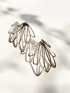 Studio metallurgy earrings  Gypsy Flower Earrings Scribble collection 