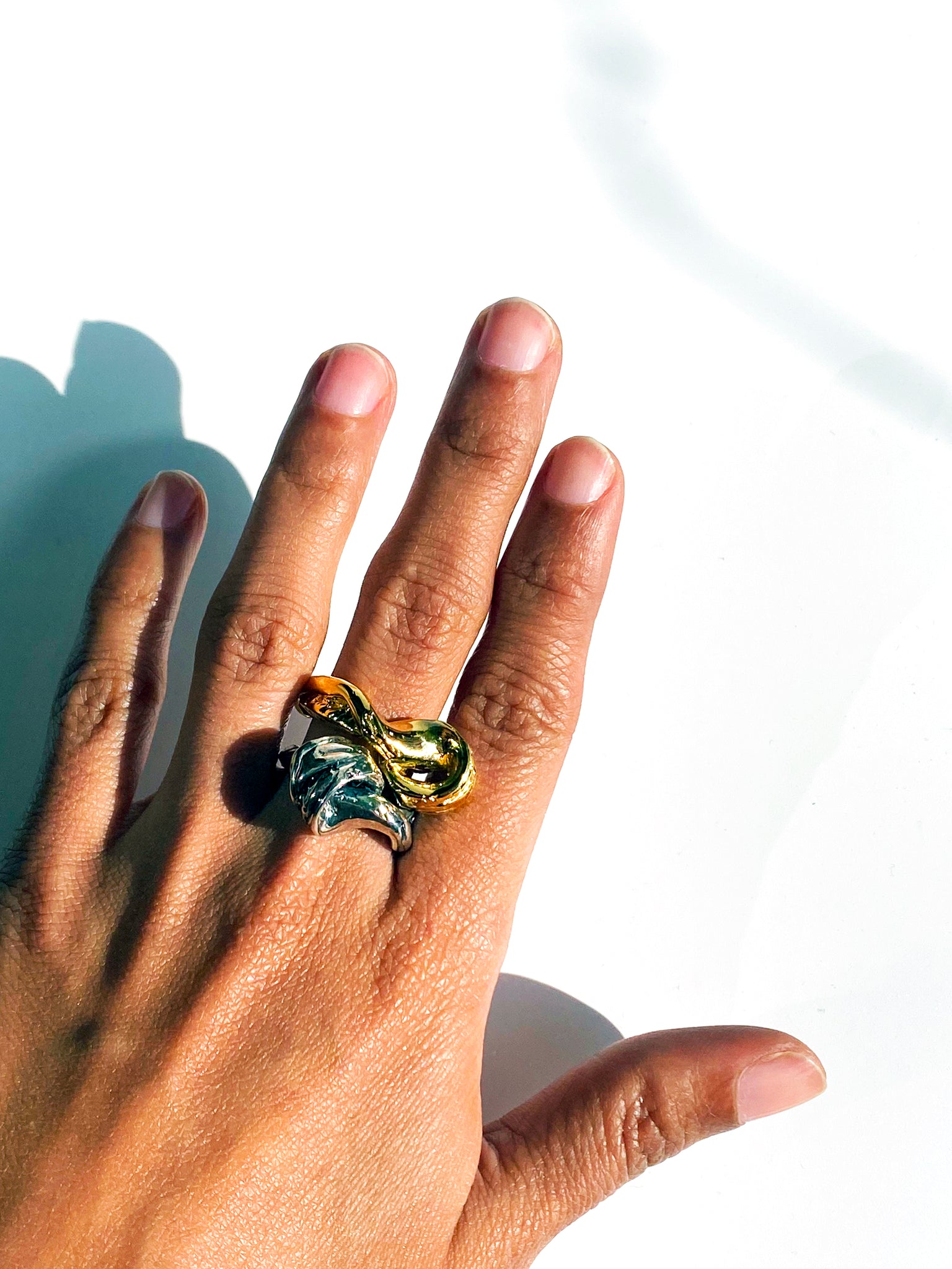 Sterling Silver Knotty Ring