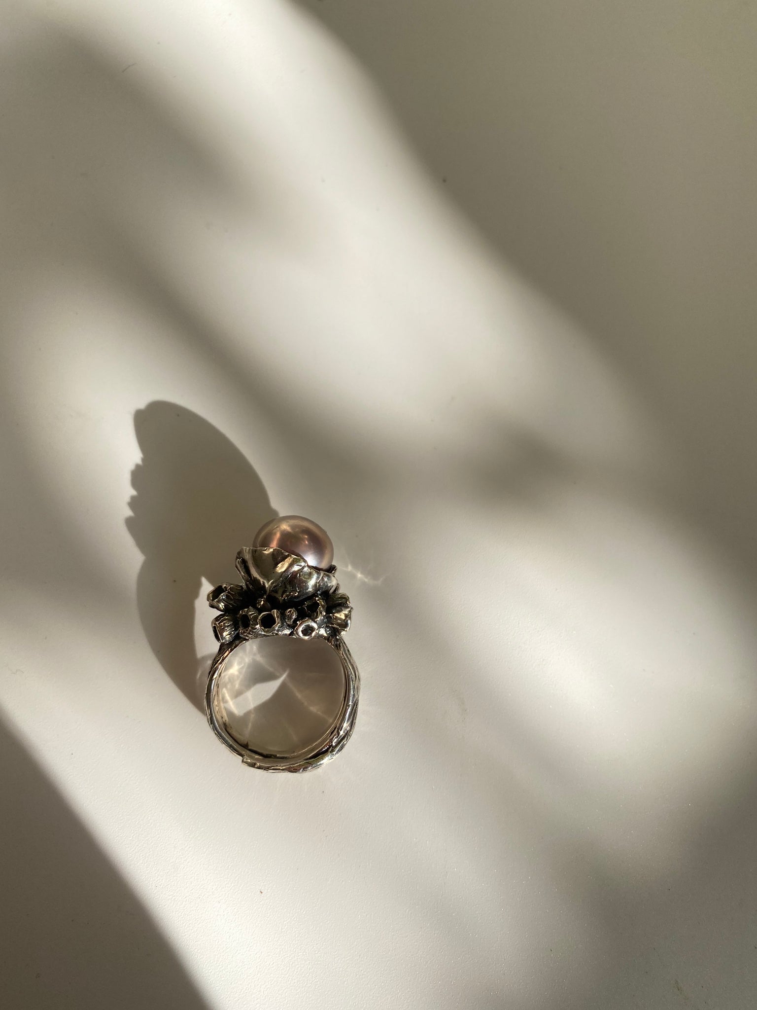 The Encrusted Pearl Ring
