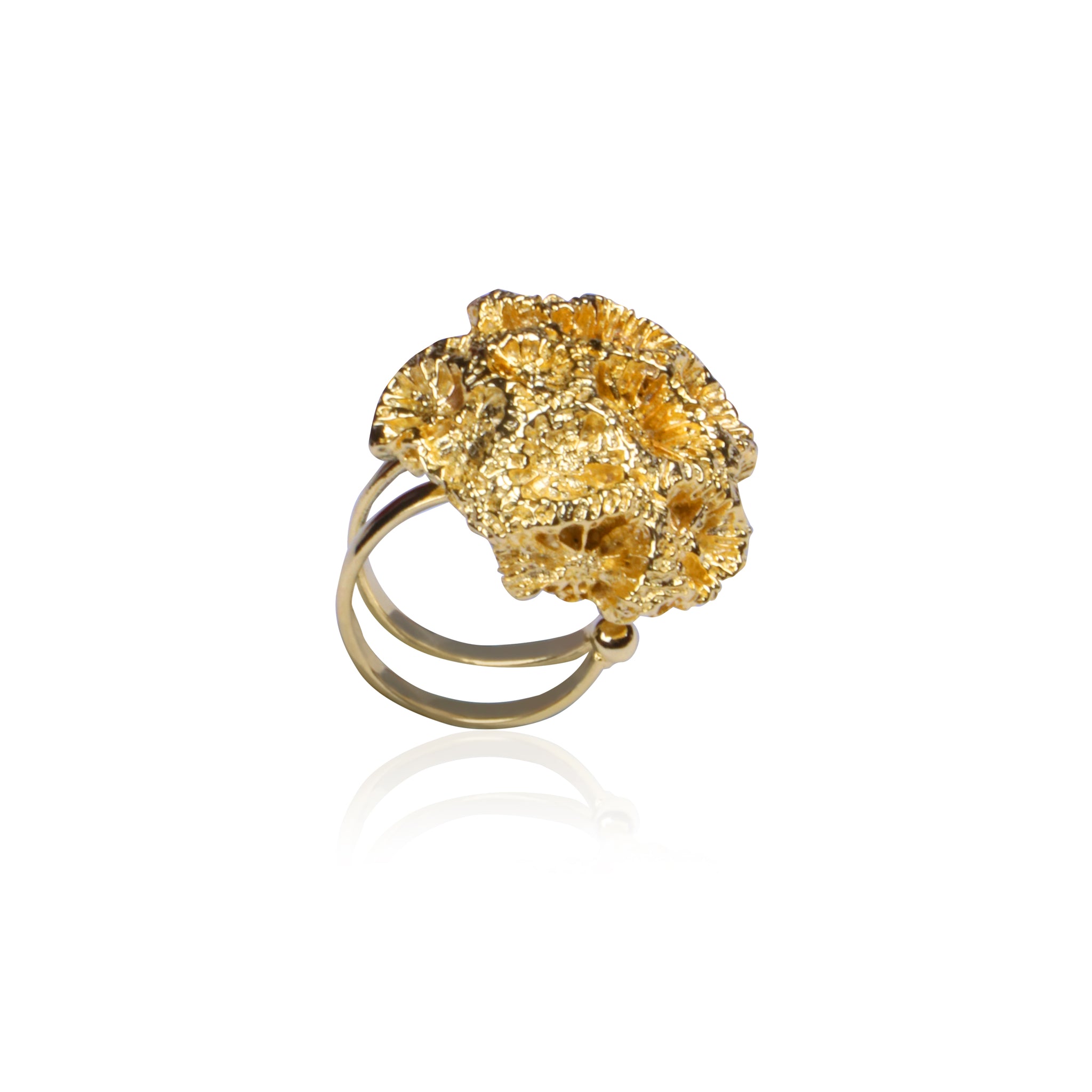 stone coral ring studio metallurgy reborn collection