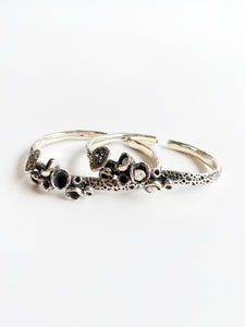 Studio Metallurgy Silver Coral bangle