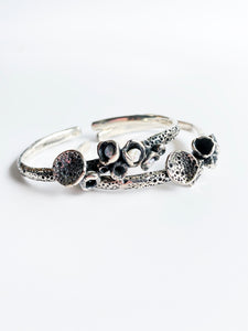 Studio Metallurgy Silver Coral bangle