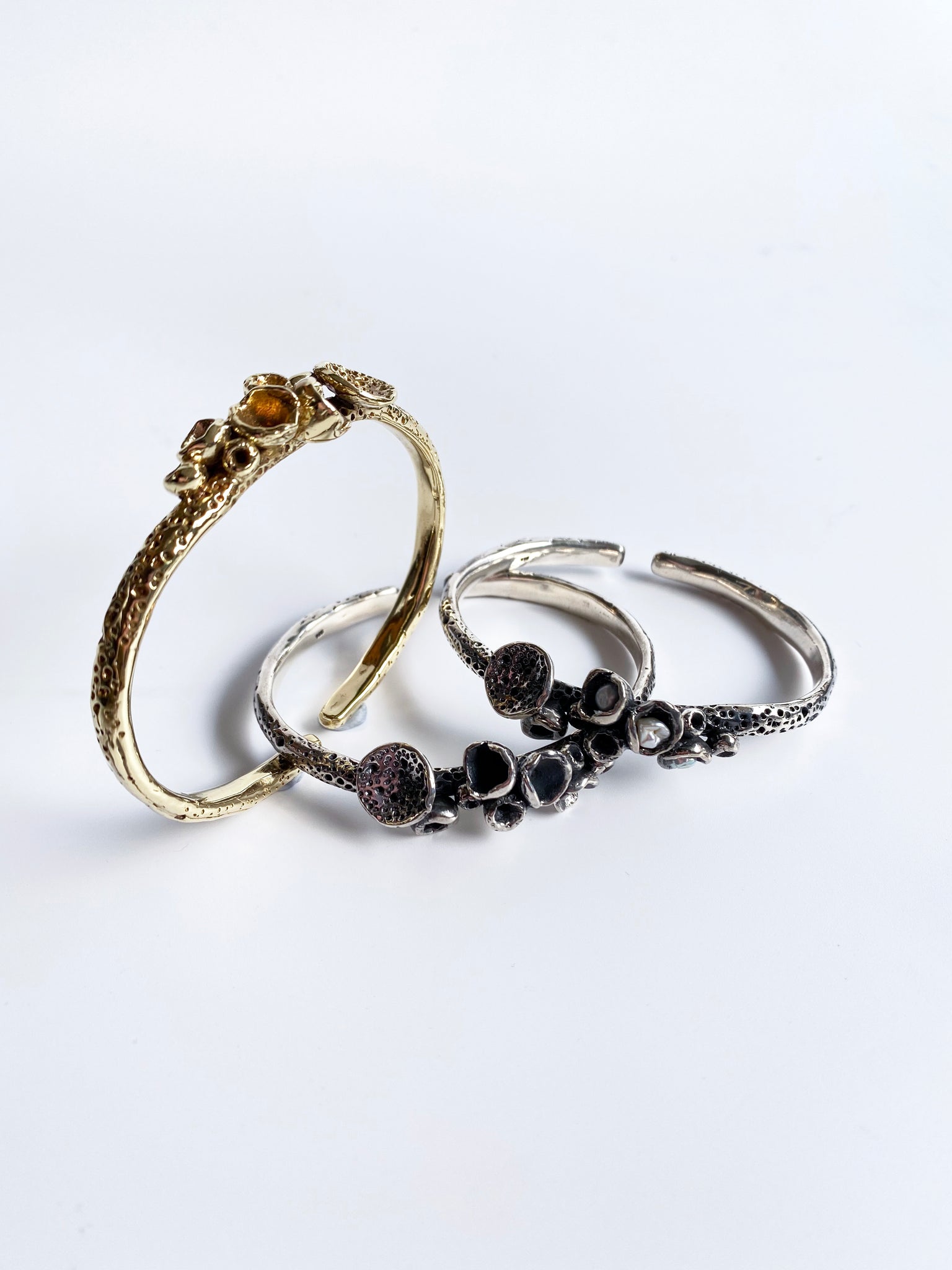 The Coral Talisman Bangle