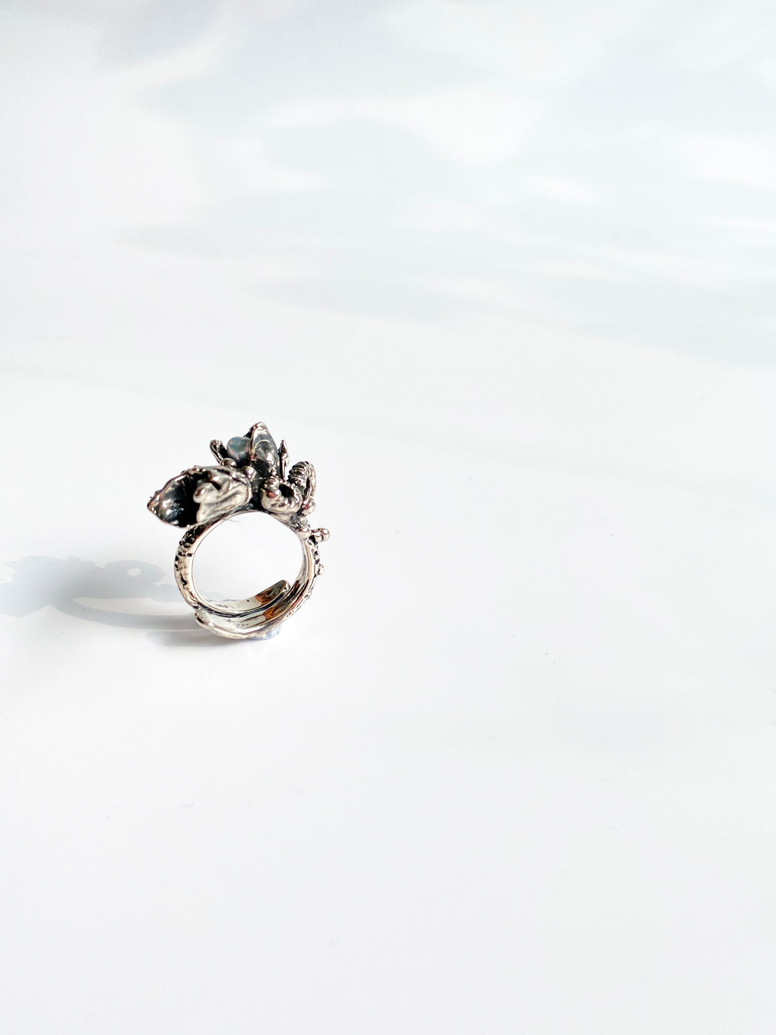 The Silver Coral Talisman Ring // 01