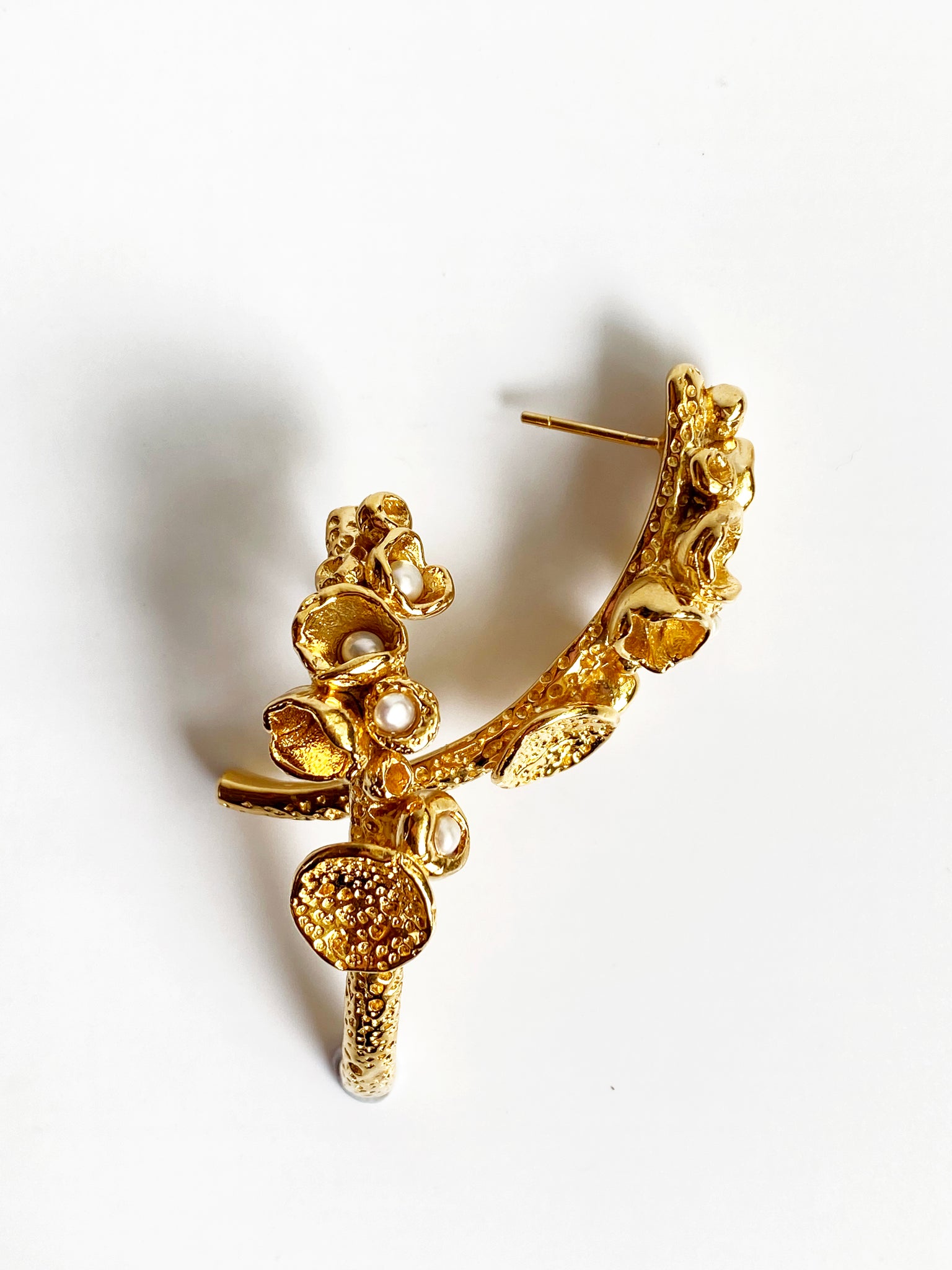 Ivory Pearl & Sea Treasure Earrings