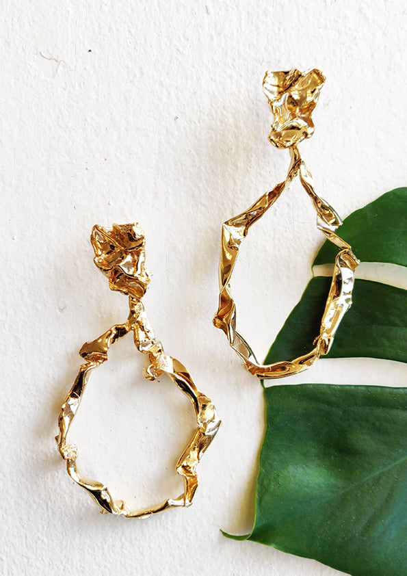 Kinoko Hanna Hoops Studio Metallurgy Danglers Mettalurgy
