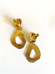 Kinoko Coral Studio Metallurgy Mettalurgy Earrings