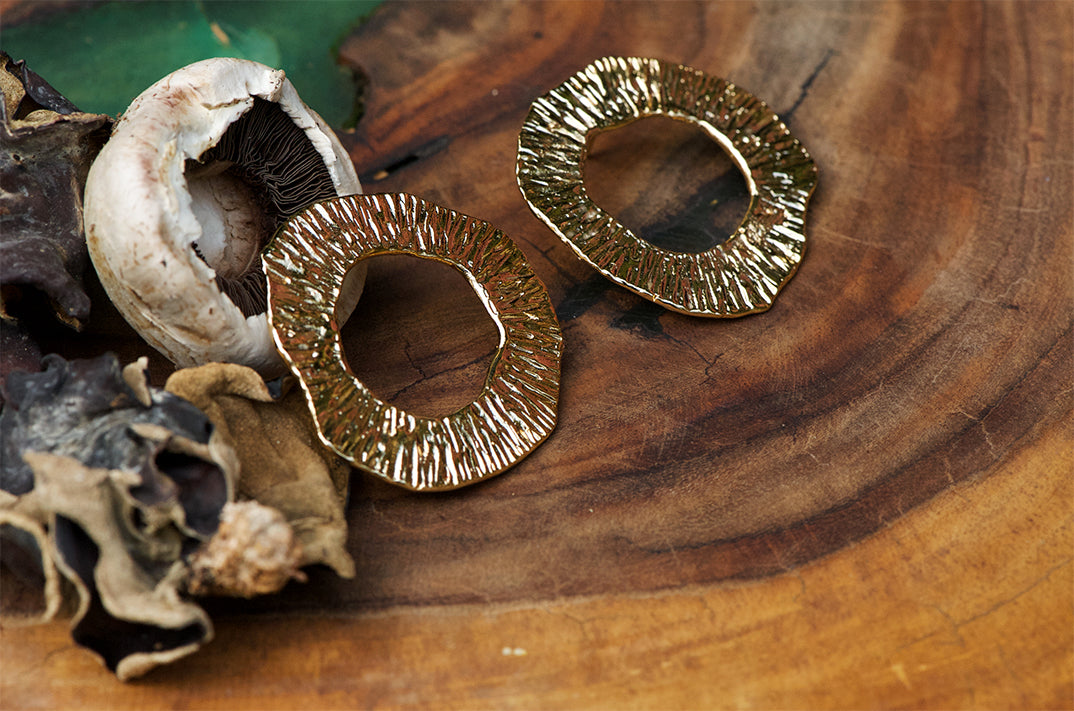 Kinoko Halo Studs Earrings Studio Metallurgy Mettalurgy