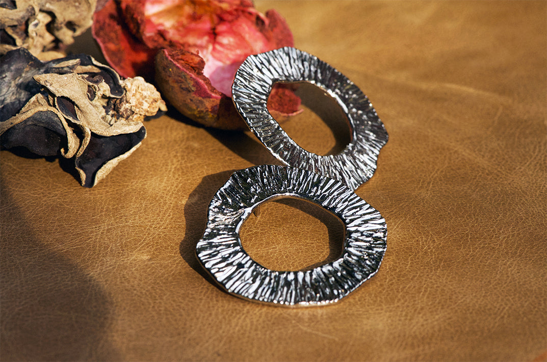 Kinoko Halo Studs Earrings Studio Metallurgy Mettalurgy