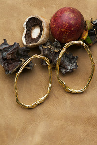 Kinoko Halo Hoop Earrings Studio Metallurgy Mettalurgy Hoops