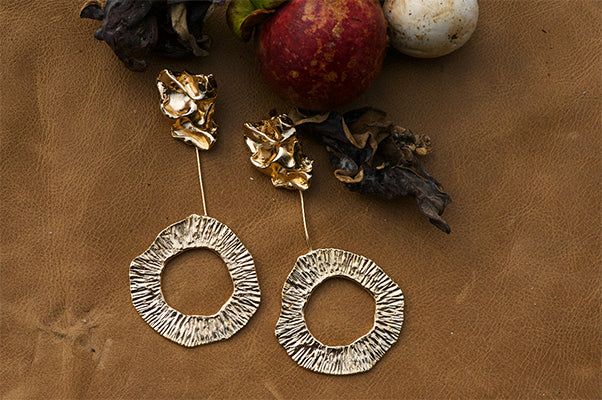 Kinoko Halo Loop Earrings Studio Metallurgy Mettalurgy