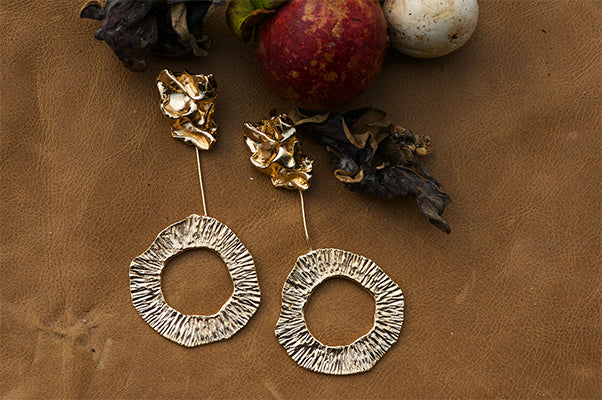 Kinoko Halo Loop Earrings Studio Metallurgy Mettalurgy