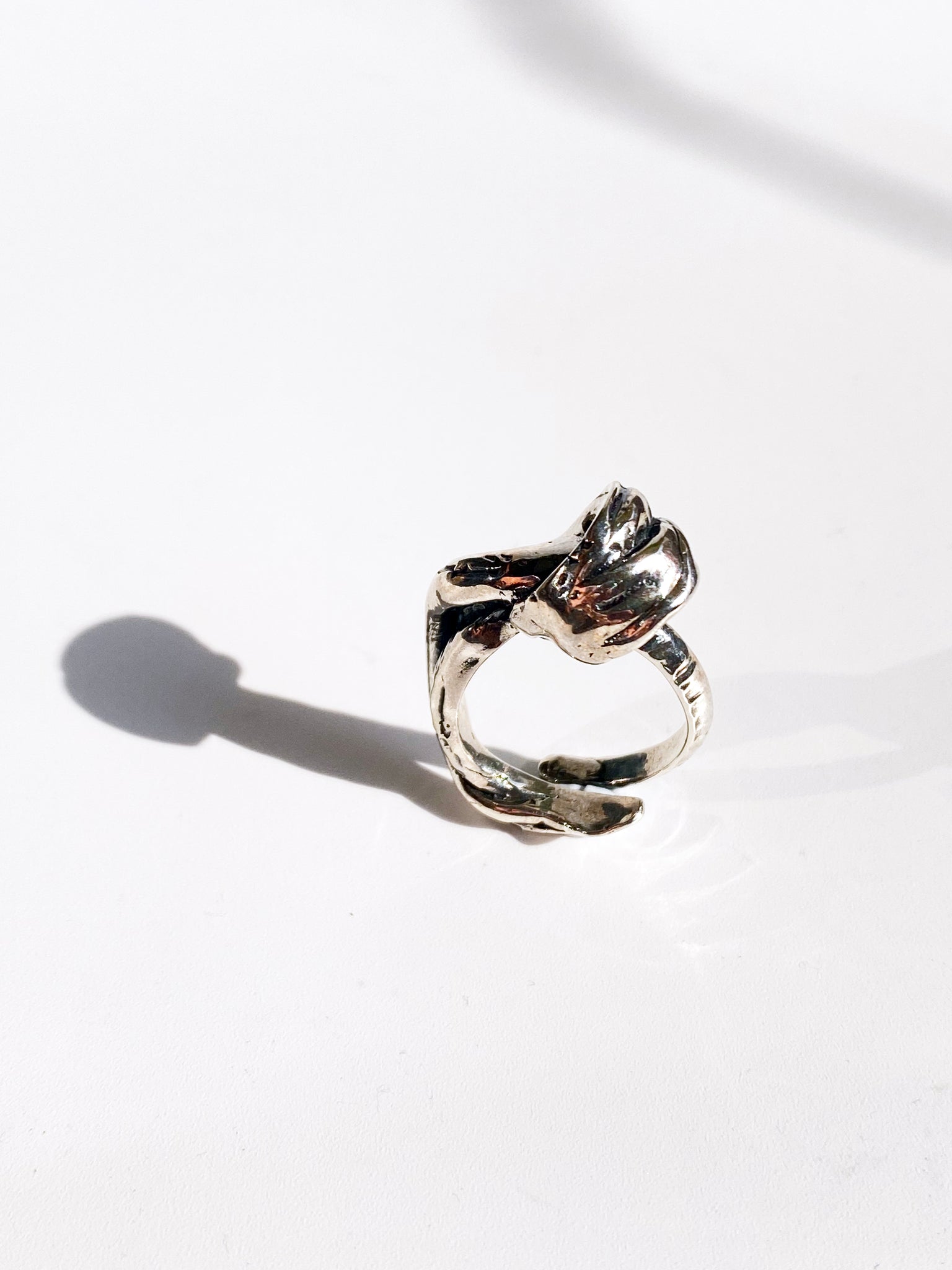 Sterling Silver Knotty Ring