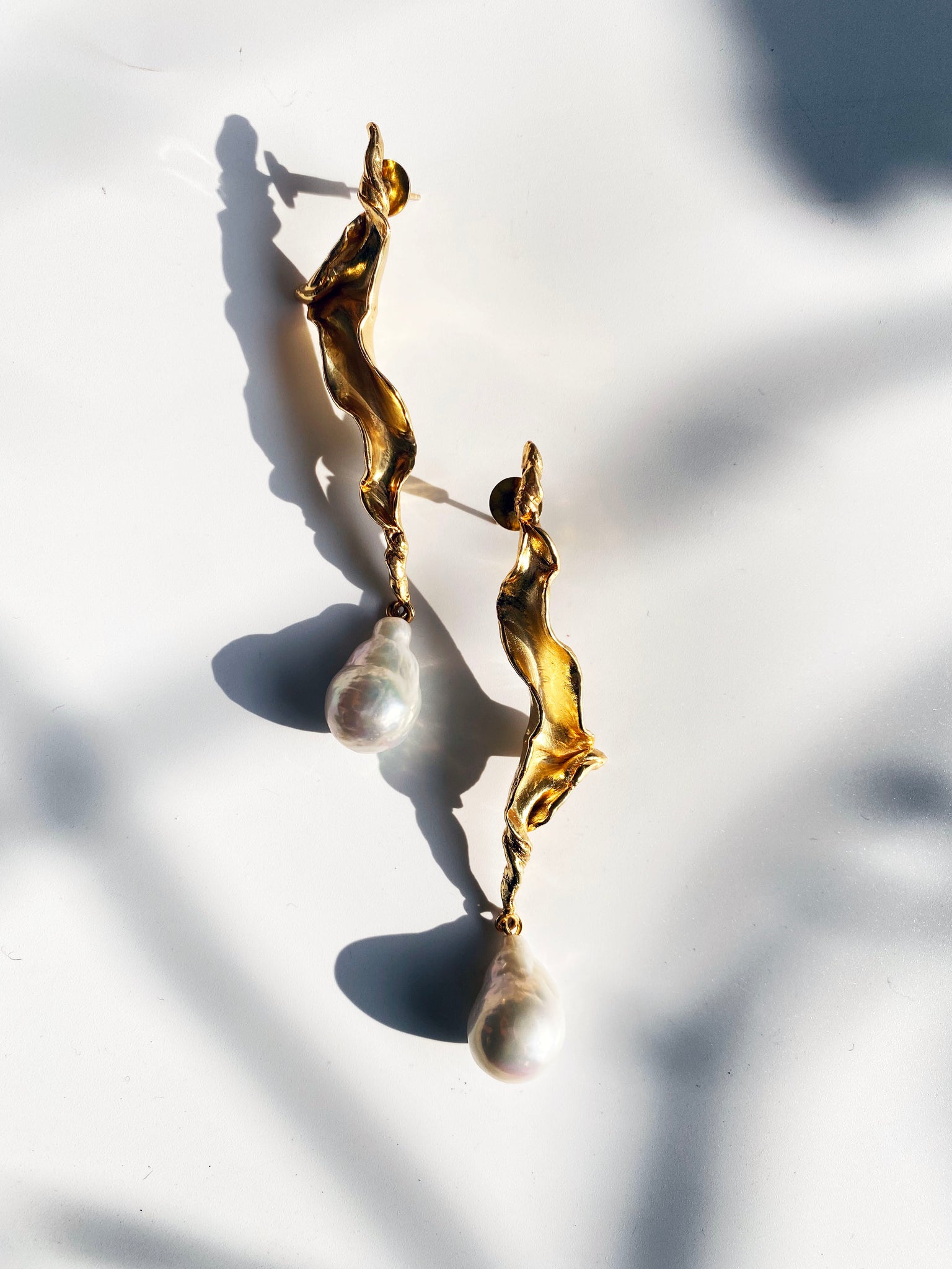baroque pearl earrings