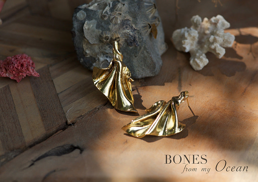 Algae Earrings Studio Metallurgy 